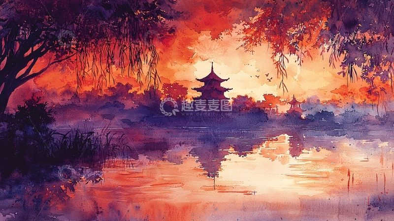 高清大图下载【趣麦麦图】水墨画