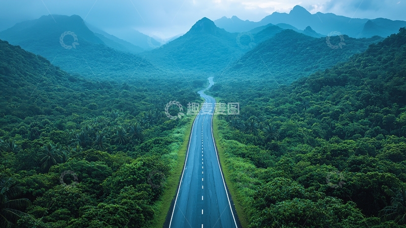 高清大图下载【趣麦麦图】山路