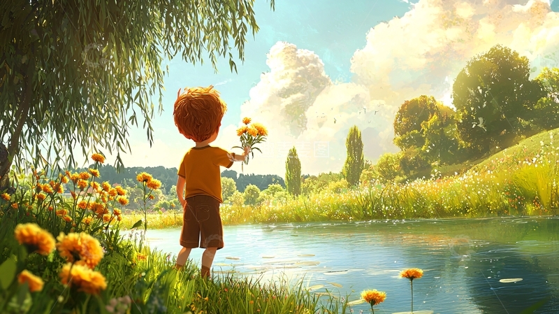 高清大图下载【趣麦麦图】男孩