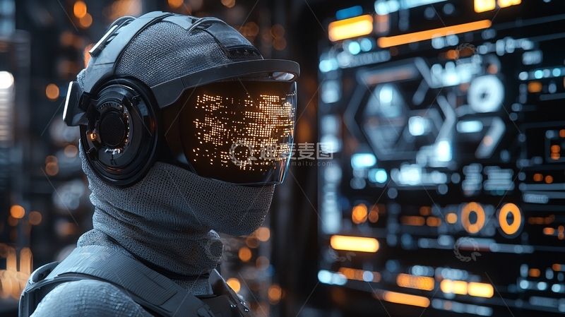 高清大图下载【趣麦麦图】未来战士