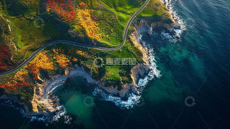 高清大图下载【趣麦麦图】海岸线