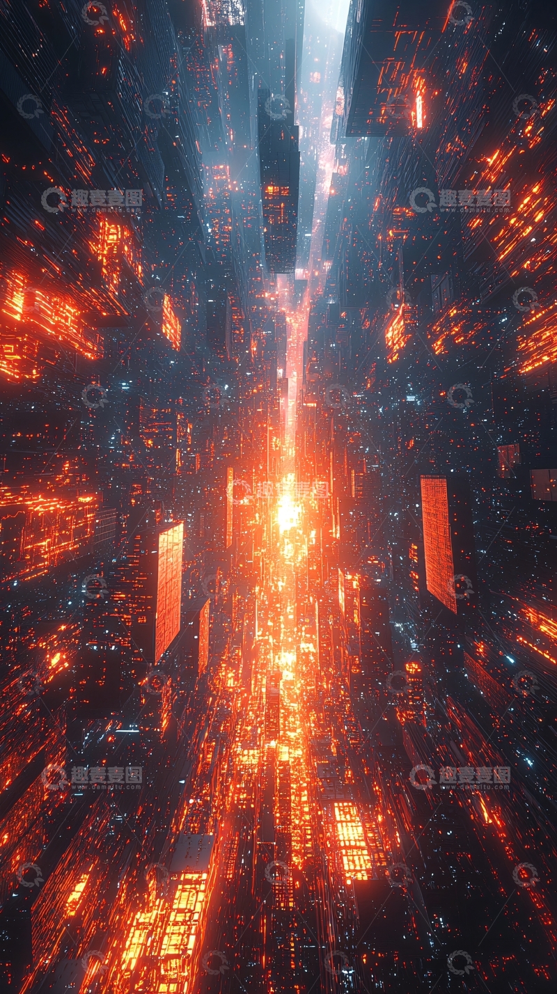 高清大图下载【趣麦麦图】未来科技感城市