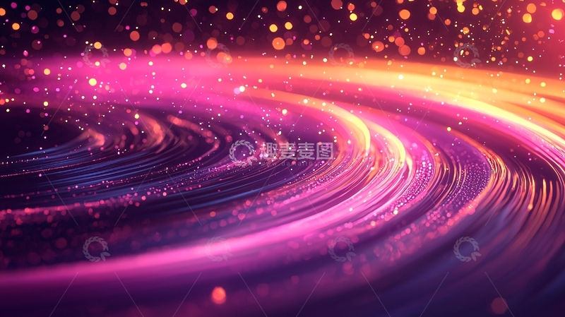 高清大图下载【趣麦麦图】粉色宇宙星云