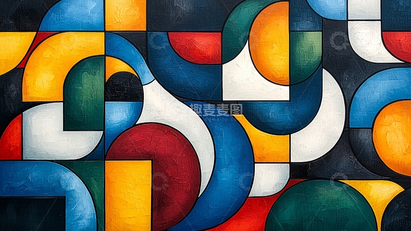 高清大图下载【趣麦麦图】抽象几何图形
