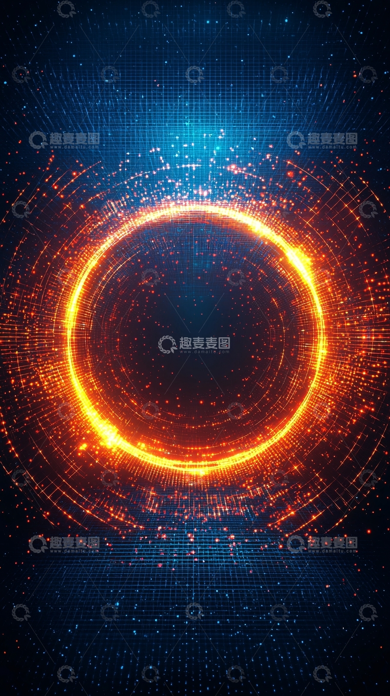 高清大图下载【趣麦麦图】能量光环