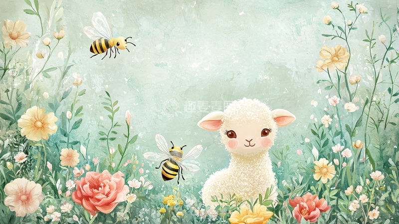 高清大图下载【趣麦麦图】小羊
