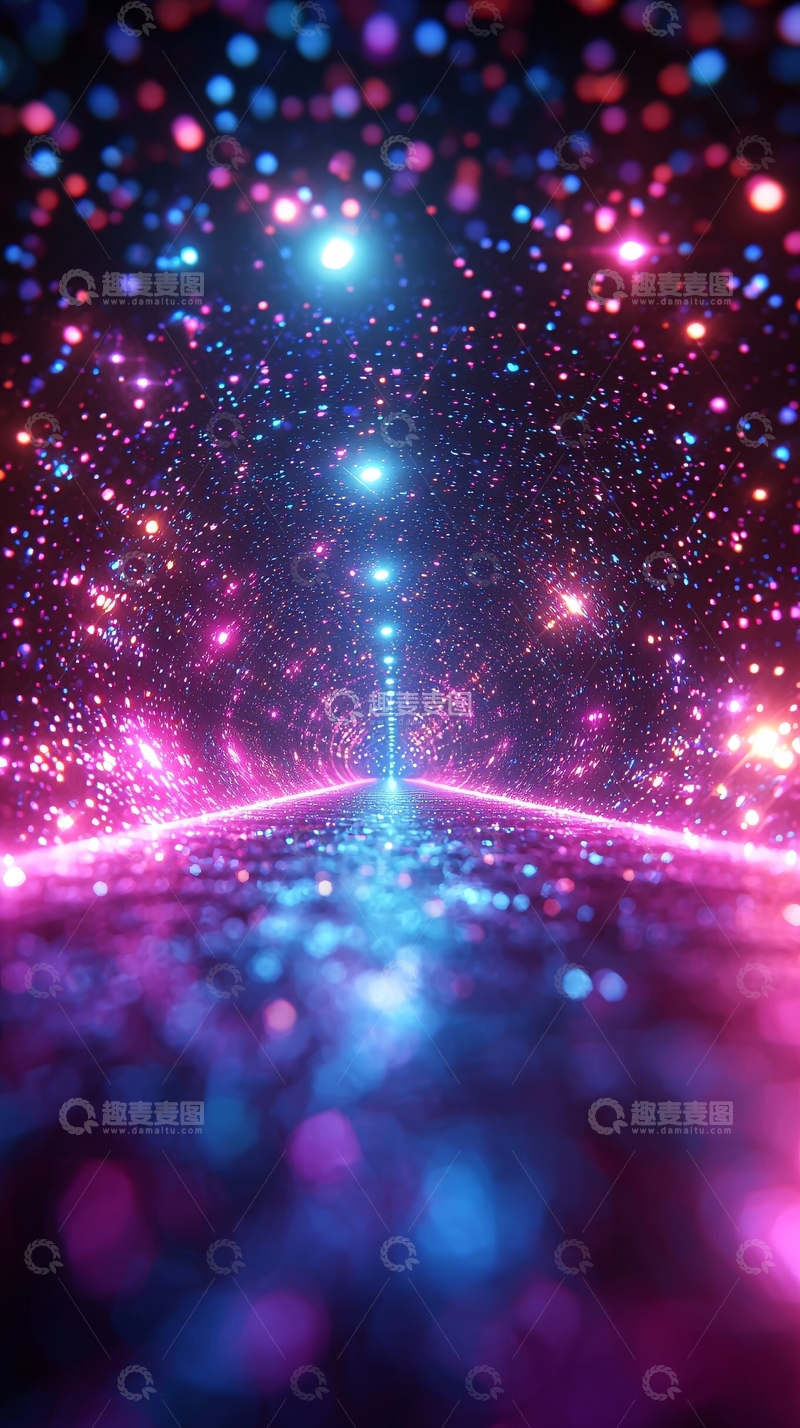 高清大图下载【趣麦麦图】星光闪烁的隧道