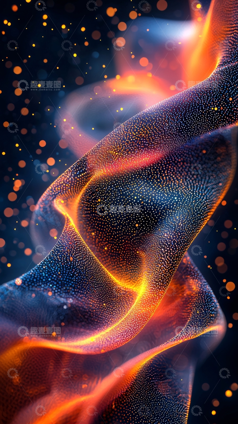 高清大图下载【趣麦麦图】抽象火焰