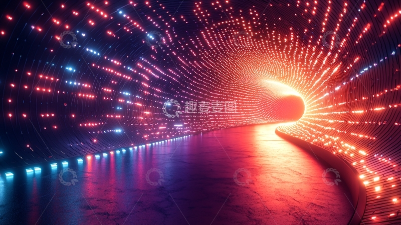 高清大图下载【趣麦麦图】光影隧道