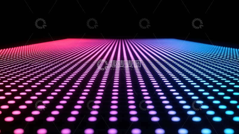 高清大图下载【趣麦麦图】炫彩光点延展背景