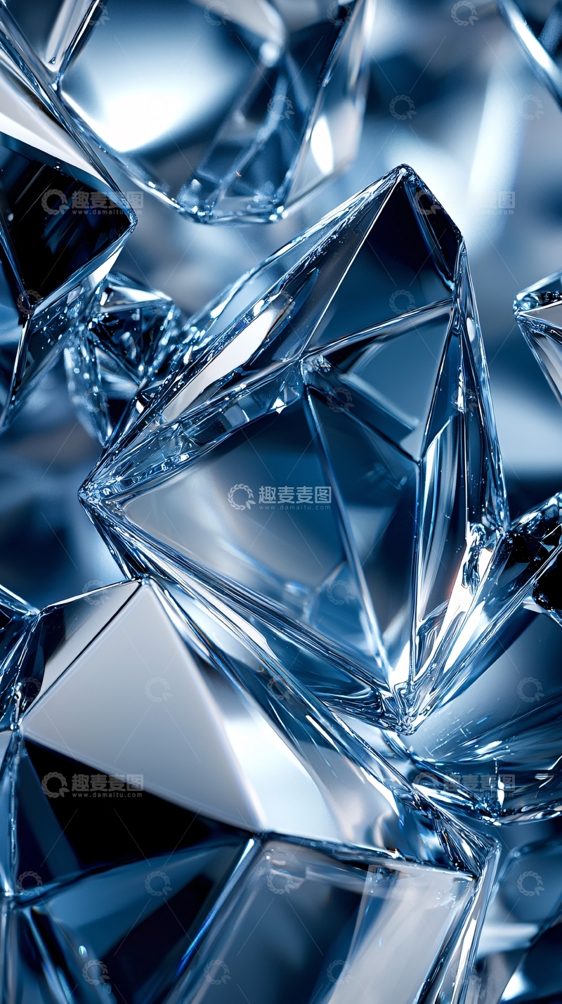 高清大图下载【趣麦麦图】璀璨耀眼的钻石堆叠