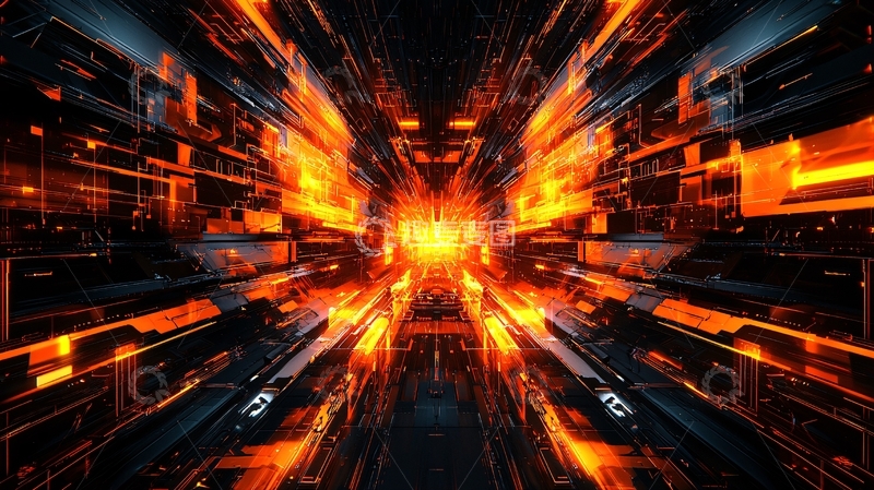 高清大图下载【趣麦麦图】科技感十足的隧道