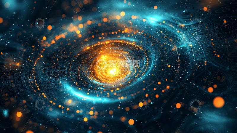 高清大图下载【趣麦麦图】宇宙星云漩涡