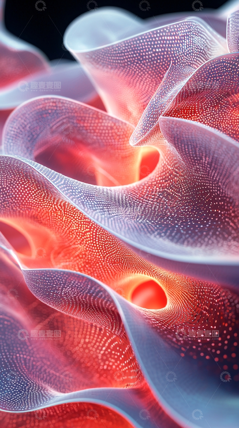 高清大图下载【趣麦麦图】粉紫色红色梦幻纹理