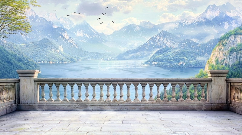 高清大图下载【趣麦麦图】阳台风景6