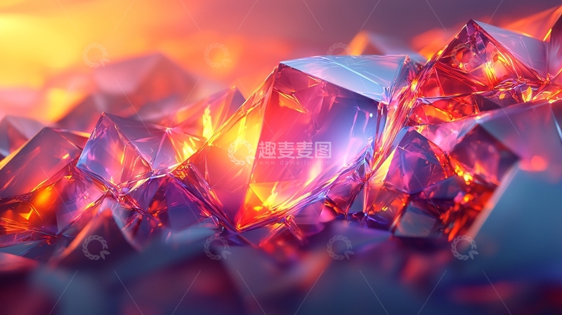 高清大图下载【趣麦麦图】璀璨晶体