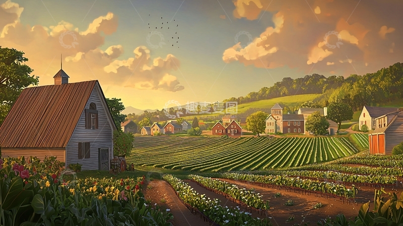 高清大图下载【趣麦麦图】田园风光乡村景色
