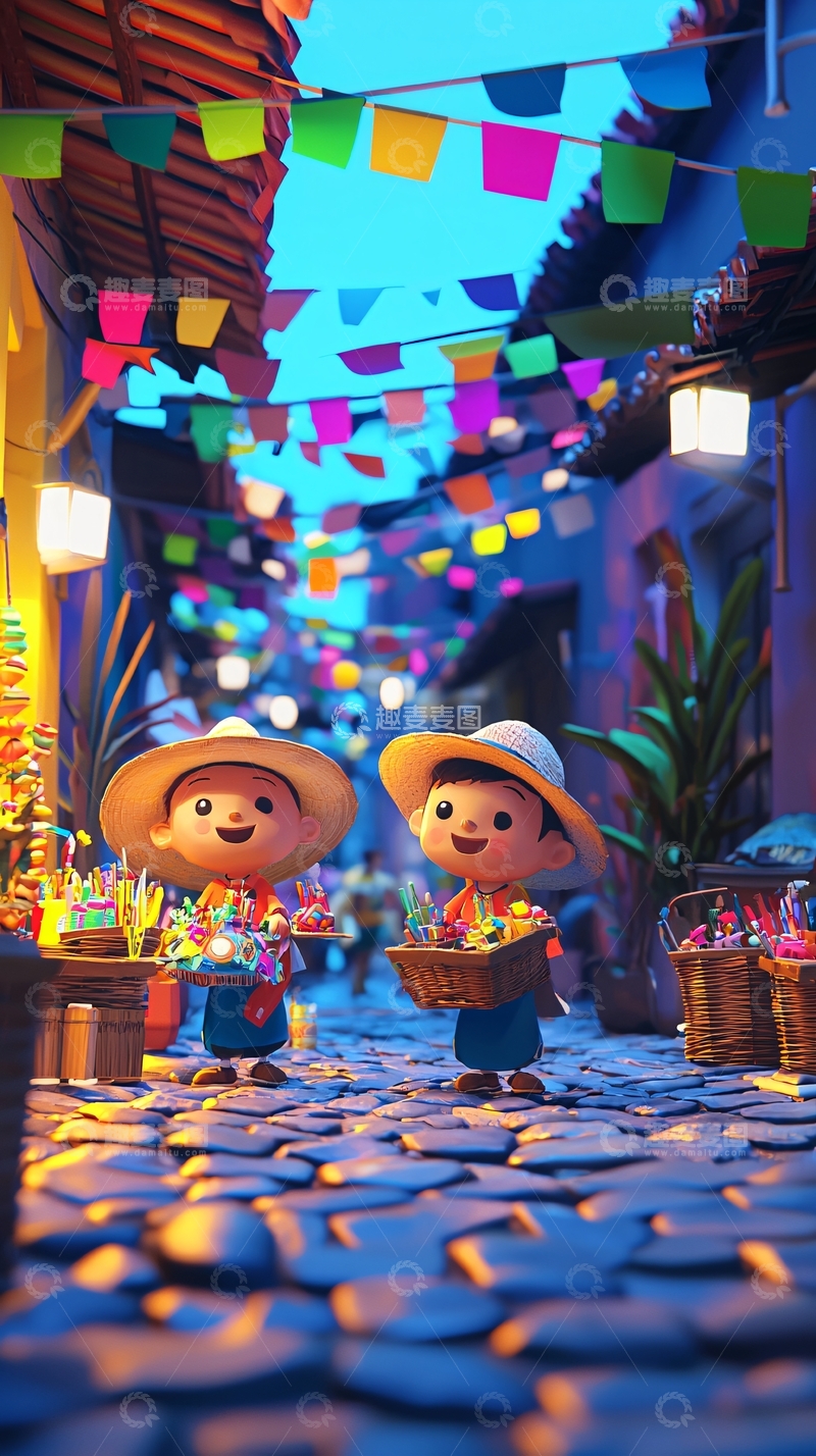 高清大图下载【趣麦麦图】卡通人物49