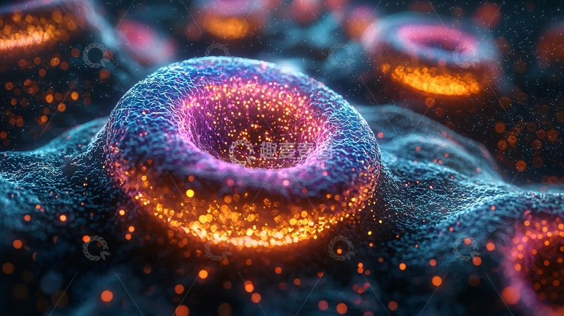 高清大图下载【趣麦麦图】细胞结构特写