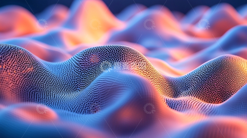 高清大图下载【趣麦麦图】-抽象波浪起伏的表面