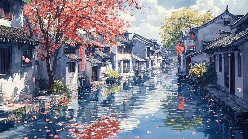 高清大图下载【趣麦麦图】水墨江南