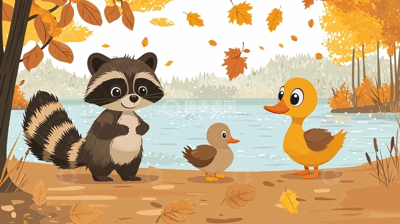 高清大图下载【趣麦麦图】浣熊9