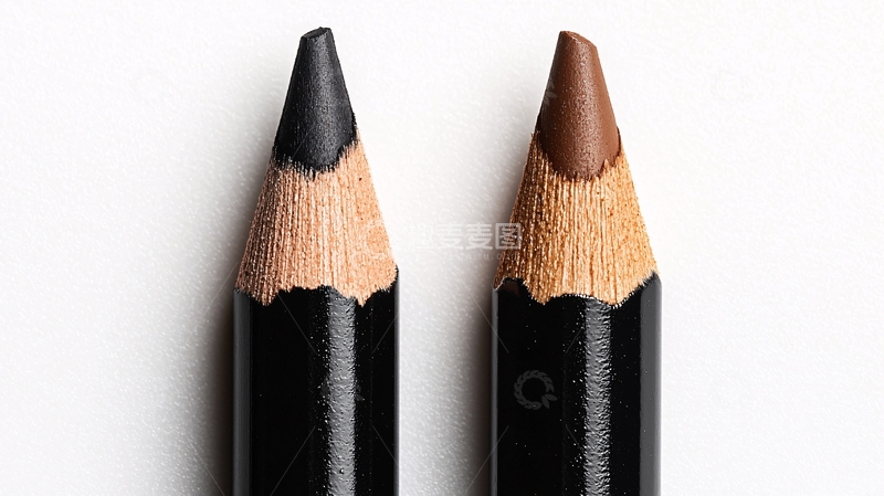 高清大图下载【趣麦麦图】黑色棕色眼线笔