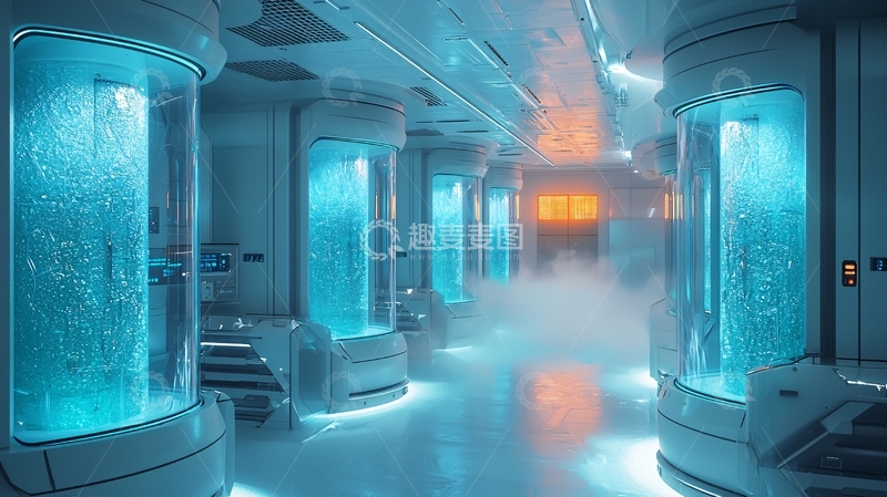 高清大图下载【趣麦麦图】未来科技感走廊