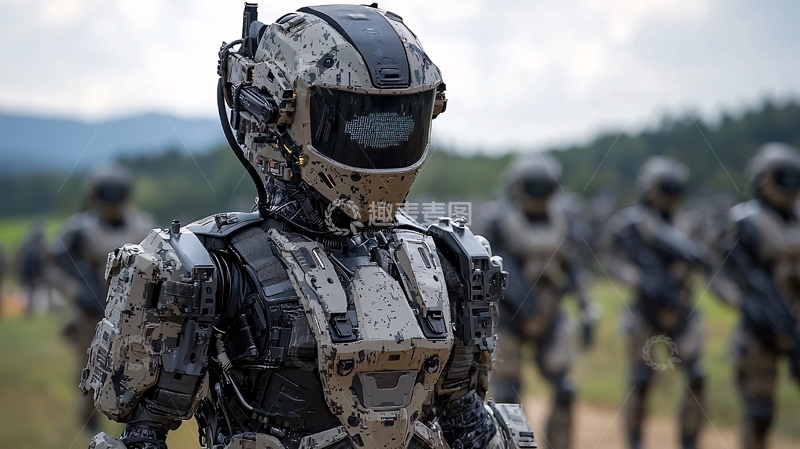 高清大图下载【趣麦麦图】未来战士