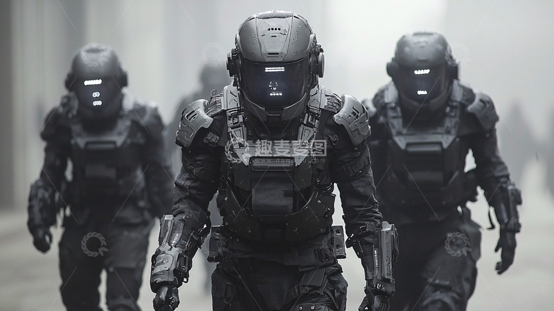高清大图下载【趣麦麦图】未来战士