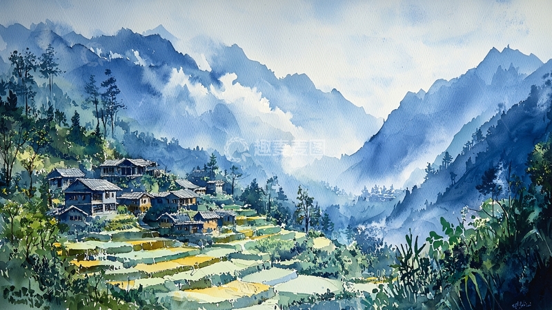 高清大图下载【趣麦麦图】水墨画