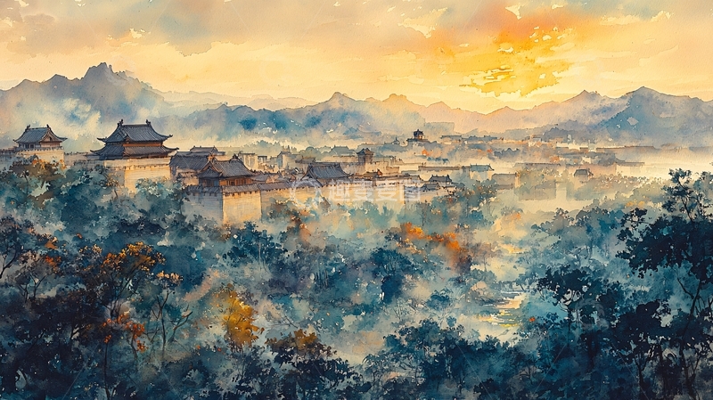 高清大图下载【趣麦麦图】水墨画