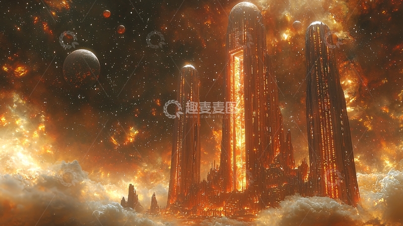 高清大图下载【趣麦麦图】火焰地狱