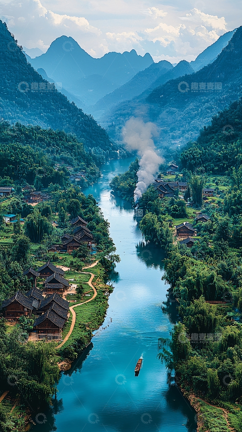 高清大图下载【趣麦麦图】山河壮丽