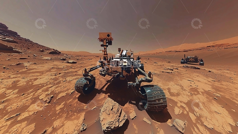 高清大图下载【趣麦麦图】火星探测器