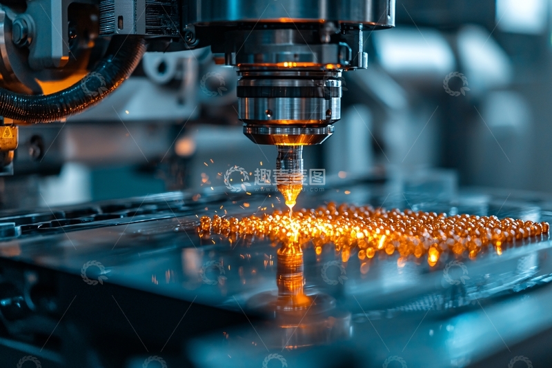 高清大图下载【趣麦麦图】金属加工过程特写