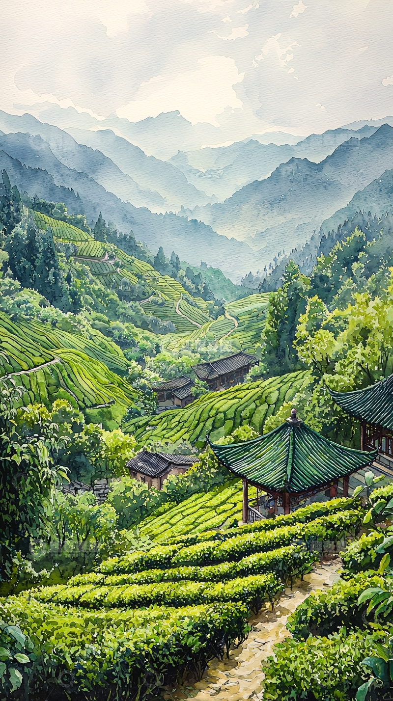 高清大图下载【趣麦麦图】梯田