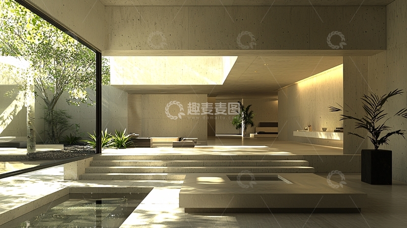 高清大图下载【趣麦麦图】极简现代风格室内设计