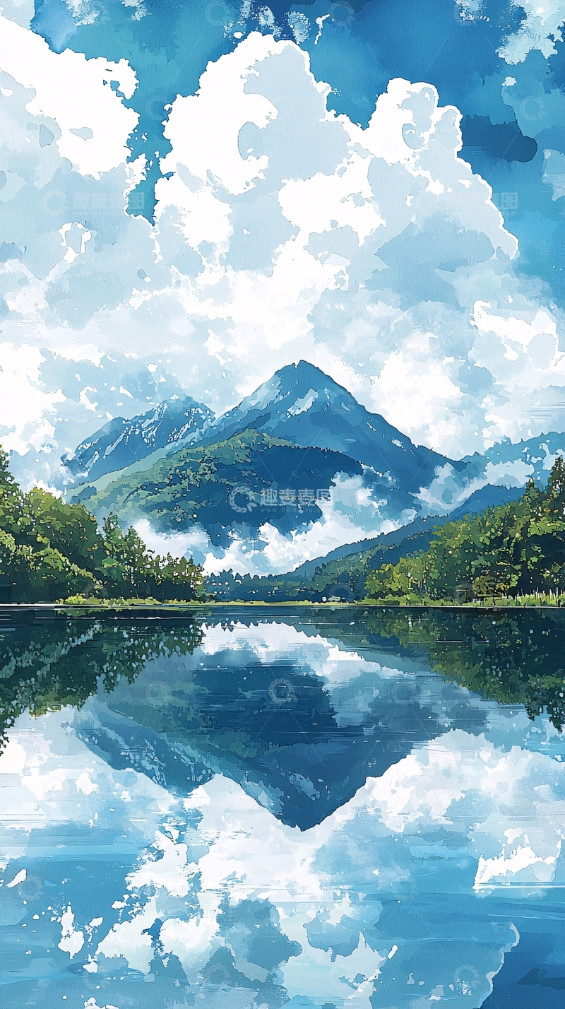 高清大图下载【趣麦麦图】山清水秀的风景