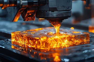 金属加工特写镜头