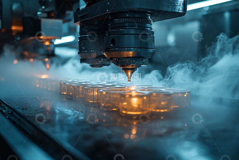 高清大图下载【趣麦麦图】自动化玻璃加工