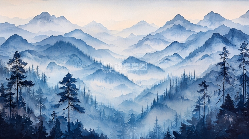 高清大图下载【趣麦麦图】水墨画