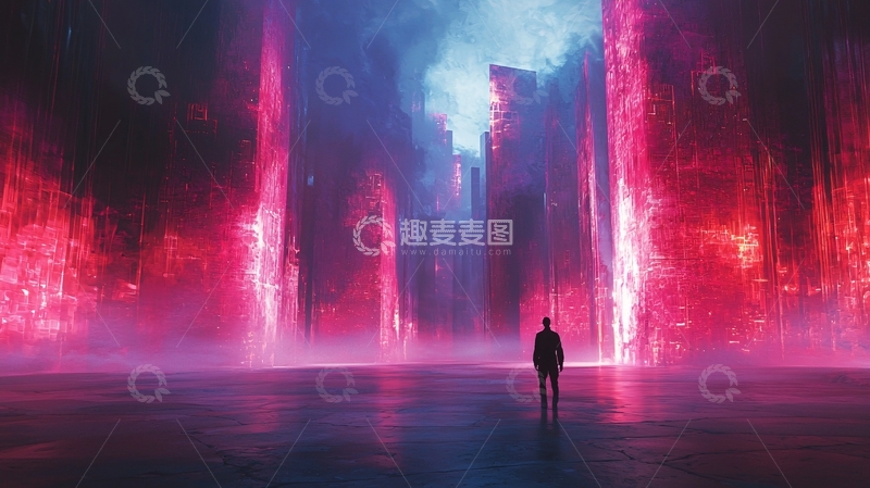 高清大图下载【趣麦麦图】未来都市