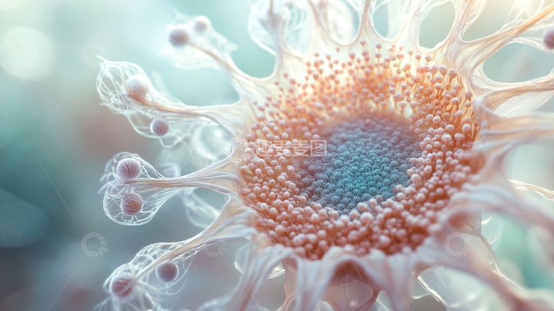 高清大图下载【趣麦麦图】显微镜下的病毒结构