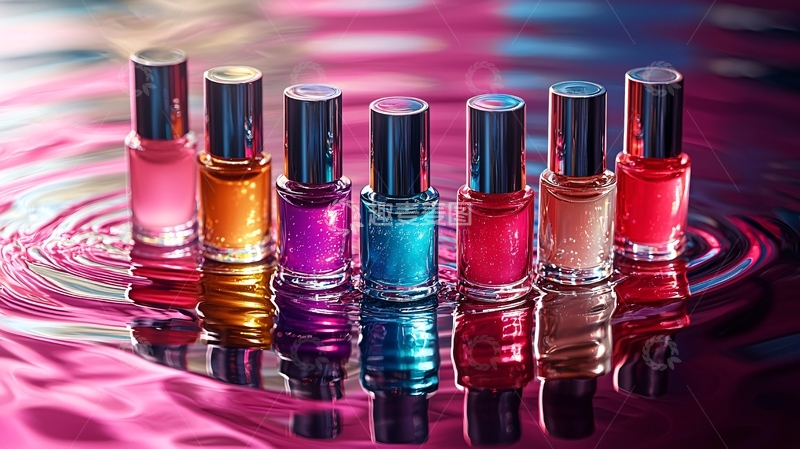 高清大图下载【趣麦麦图】彩色指甲油