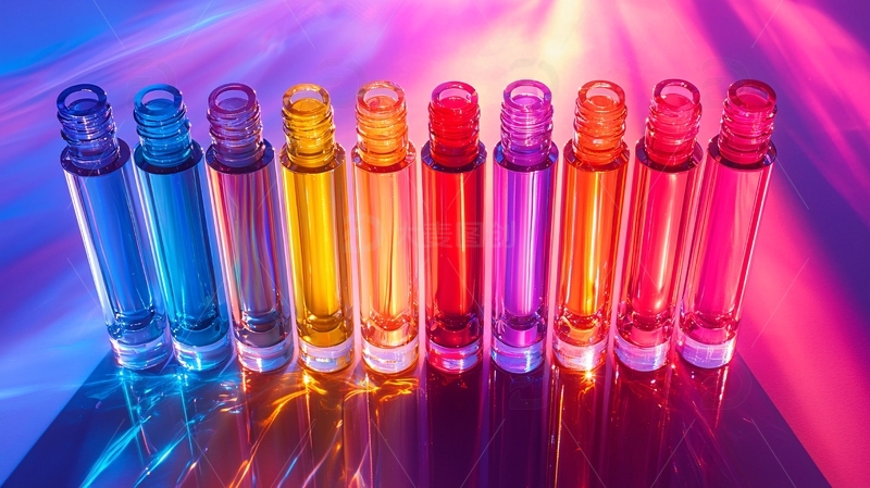 高清大图下载【趣麦麦图】彩色玻璃瓶