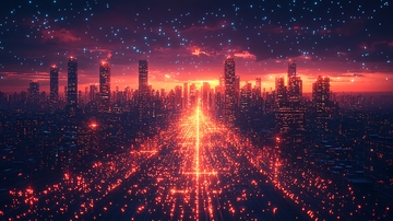 未来都市夜景152