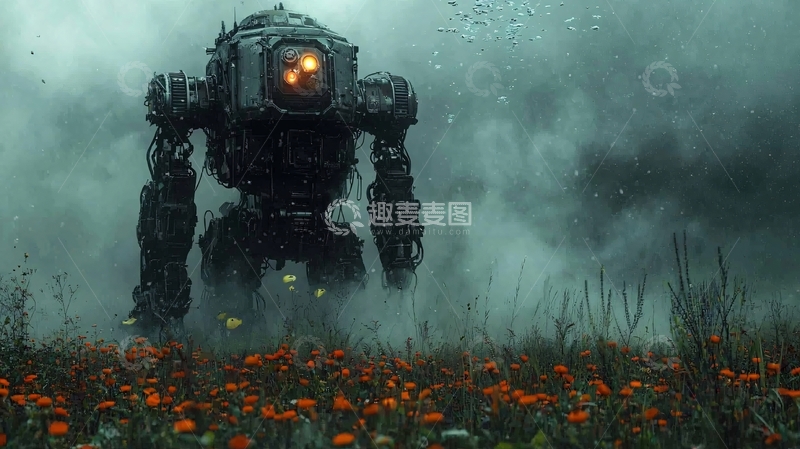 高清大图下载【趣麦麦图】科幻机器人