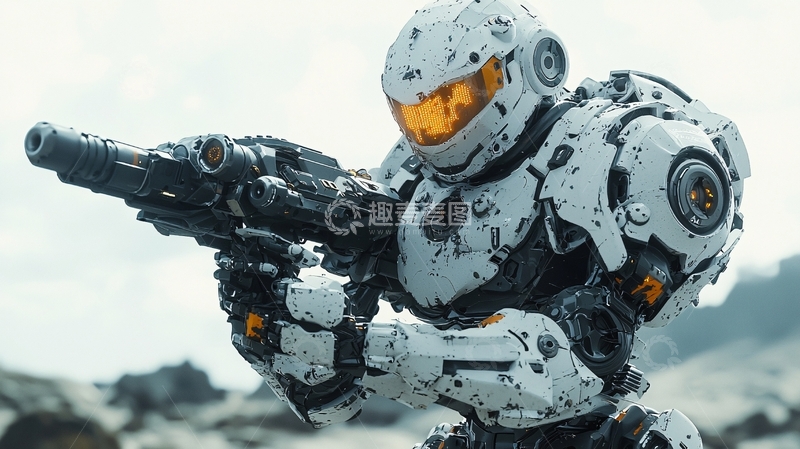 高清大图下载【趣麦麦图】未来战士
