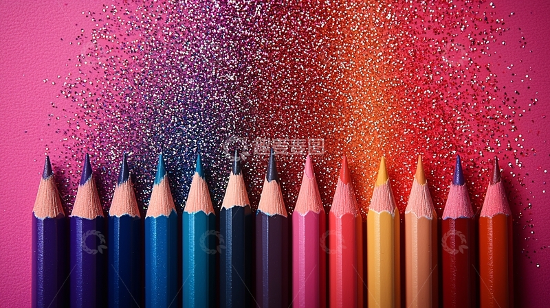 高清大图下载【趣麦麦图】彩色铅笔